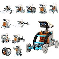Los mejores  - Ulikey Robot Juguete para Niños- 12 en 1 Kit de Ciencia- Kit de Construcción Robot Solar- DIY Juguete Educativo- Regalos…
